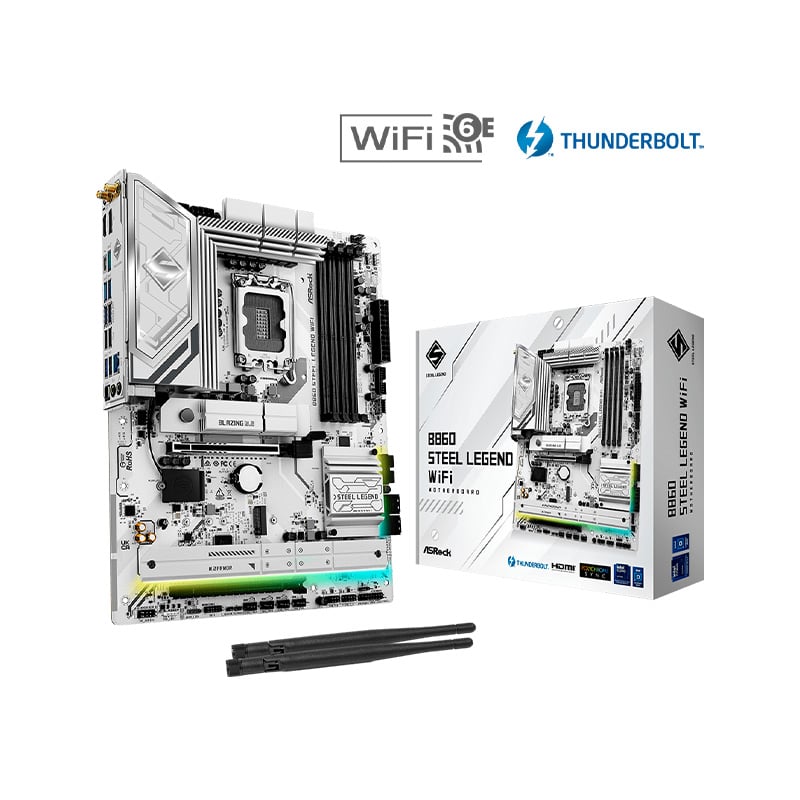 MOTHERBOARD ASROCK B860 STEEL LEGEND WIFI DDR5 S1851
