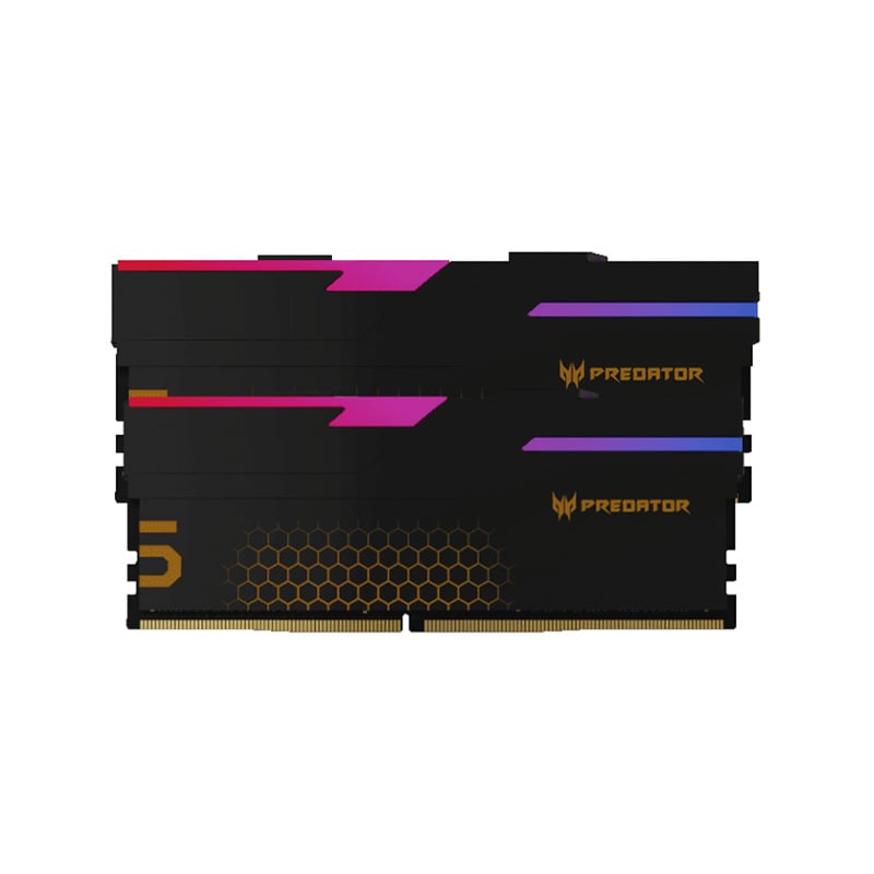 MEMORIA RAM PREDATOR HERMES 48GB (2X24GB) RGB 7200 MHZ DDR5 BLACK - INTEL XMP