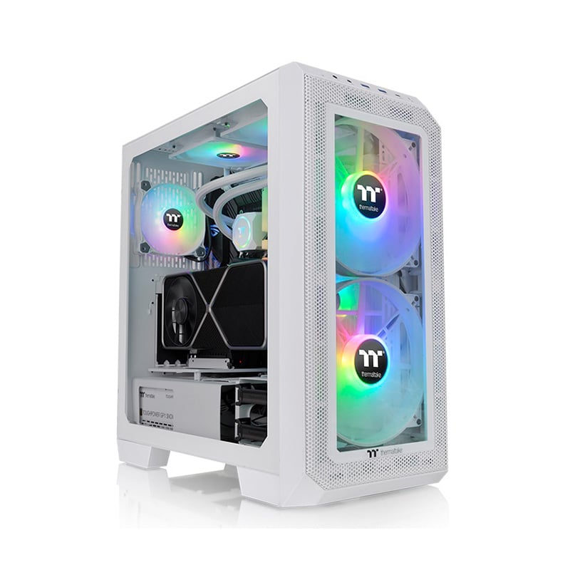 GABINETE THERMALTAKE VIEW 300 MX TG ARGB SNOW