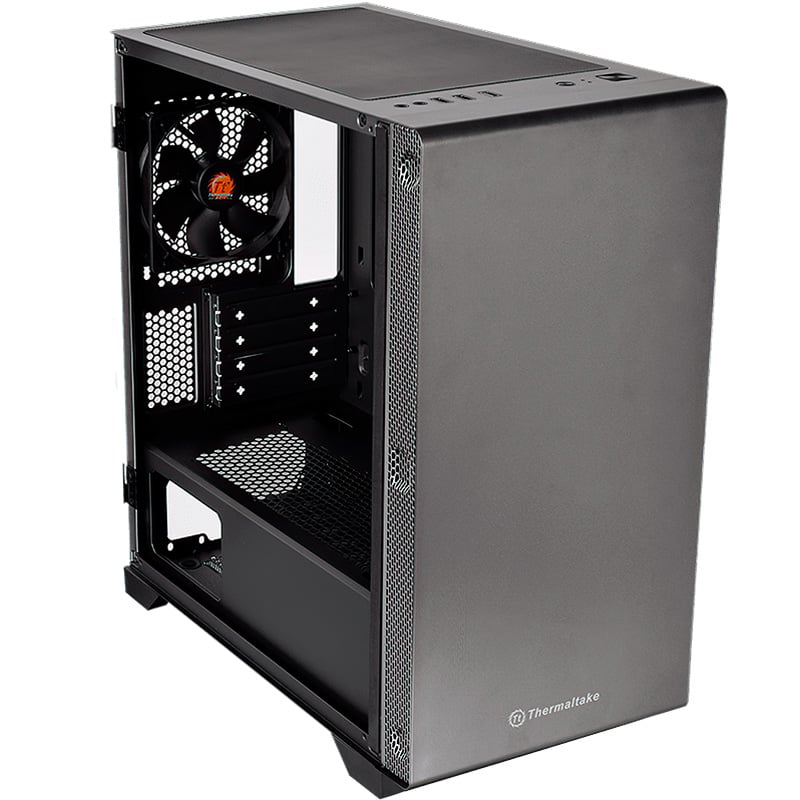 GABINETE THERMALTAKE S100 BLACK TEMPERED GLASS