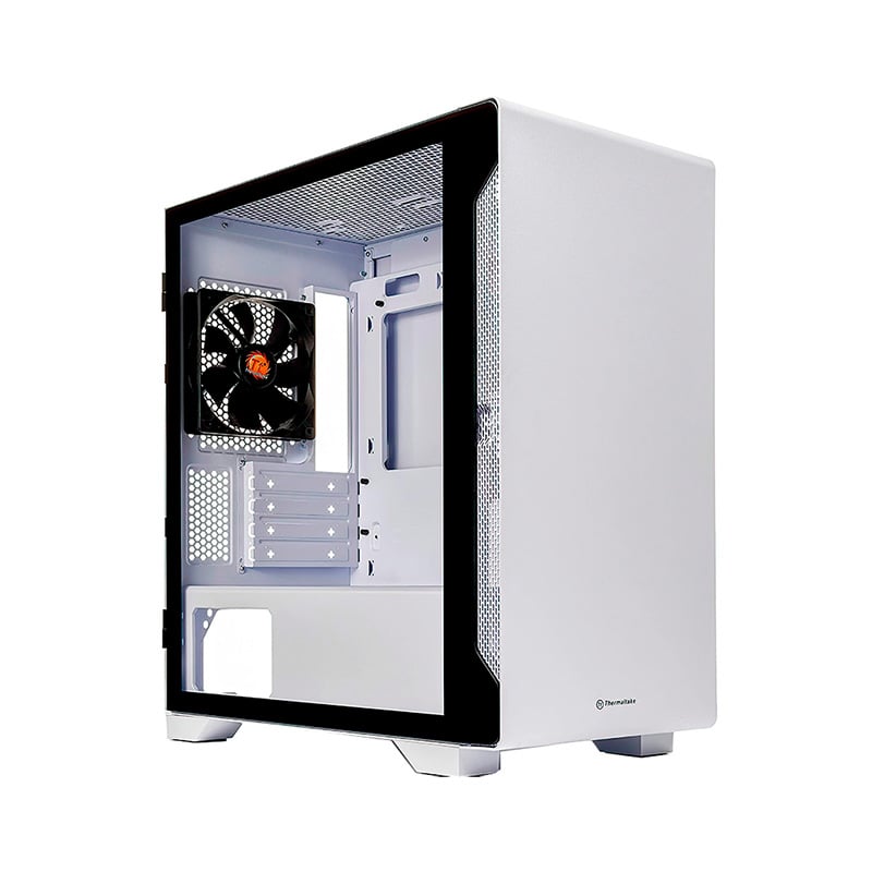 GABINETE THERMALTAKE S100 WHITE TEMPERED GLASS