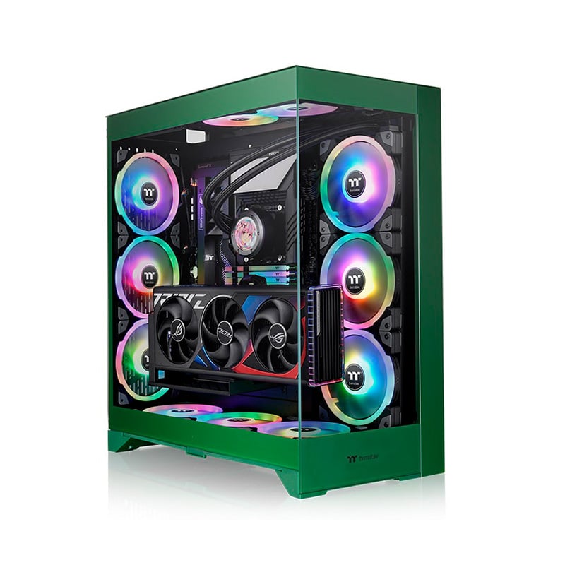 GABINETE THERMALTAKE CTE E660 MX TG RACING GREEN