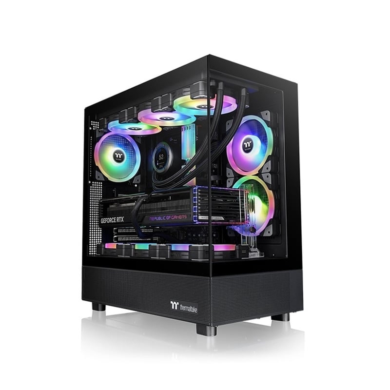 OUTLET - GABINETE THERMALTAKE VIEW 270 PLUS TG BLACK ARGB