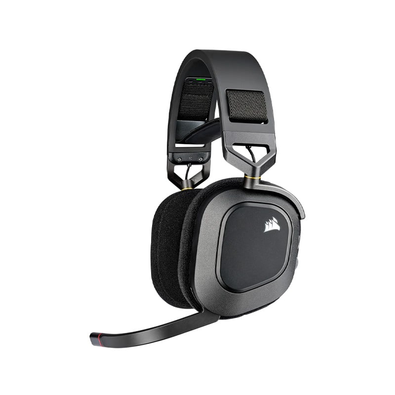 AURICULAR CORSAIR HS80 SPATIAL AUDIO WIRELESS RGB CARBON