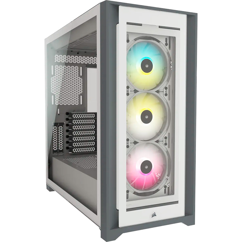 GABINETE CORSAIR ICUE 5000X RGB WHITE