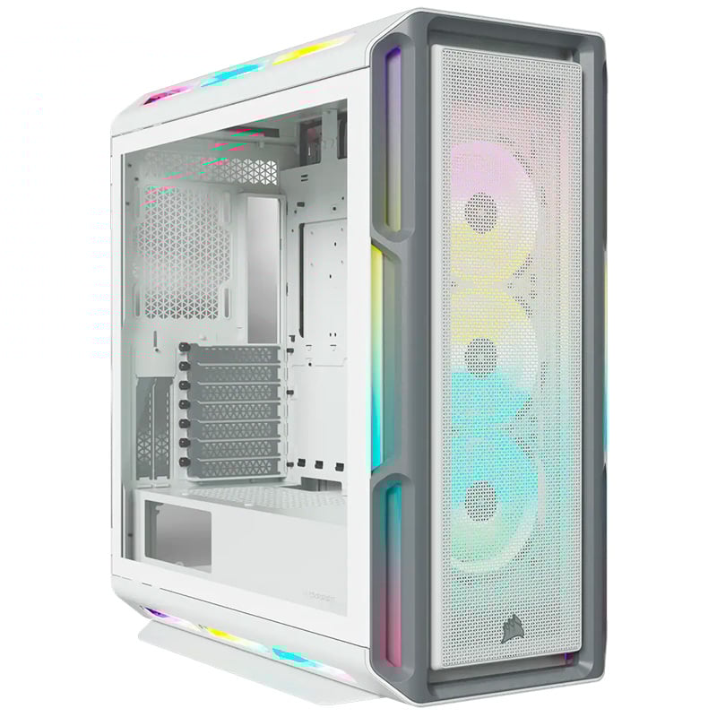 GABINETE CORSAIR 5000T AIRFLOW TG RGB WHITE