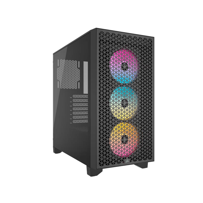 GABINETE CORSAIR 3000D RGB AIRFLOW TG BLACK
