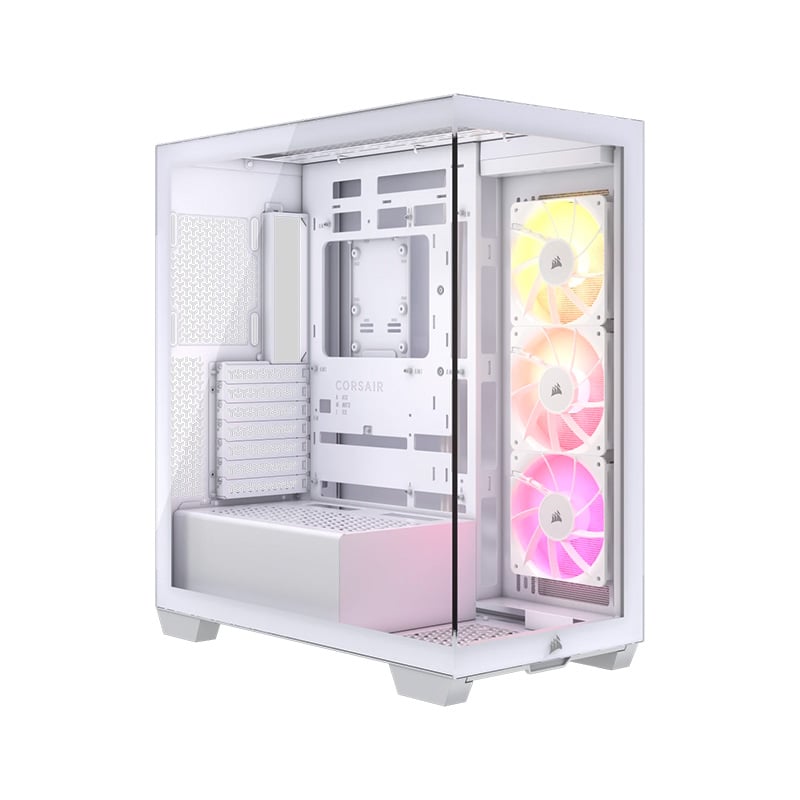 GABINETE CORSAIR 3500X TG X3 FAN ARGB WHITE