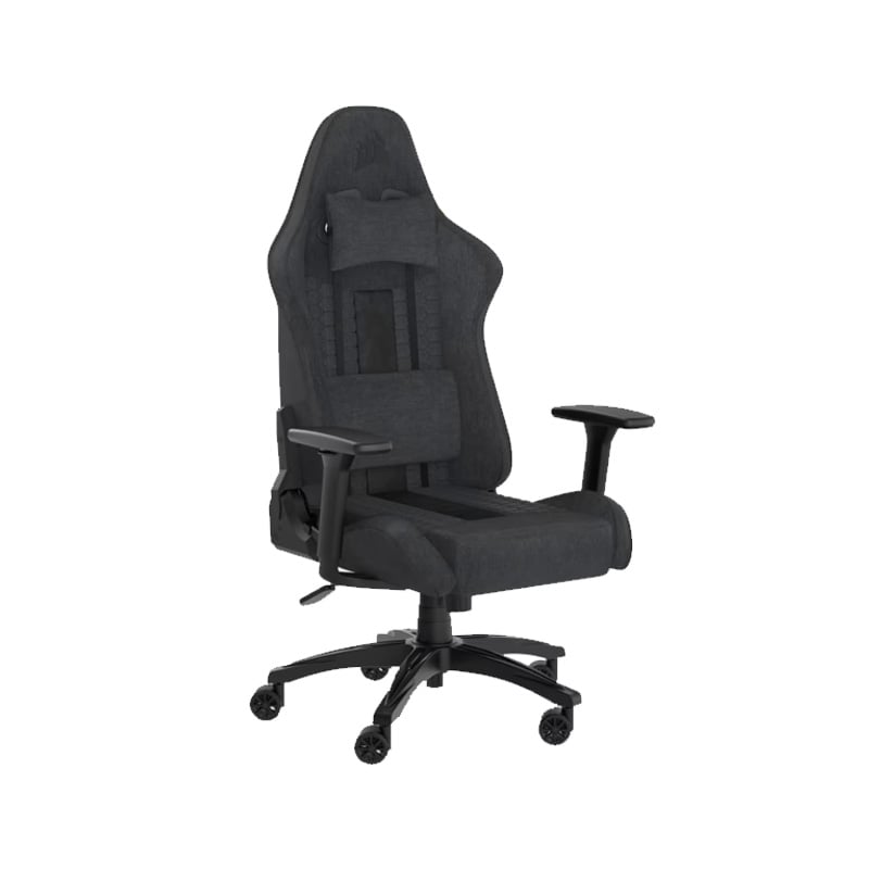 SILLA GAMER CORSAIR TC100 RELAXED FABRIC GAMING BLACK/GREY