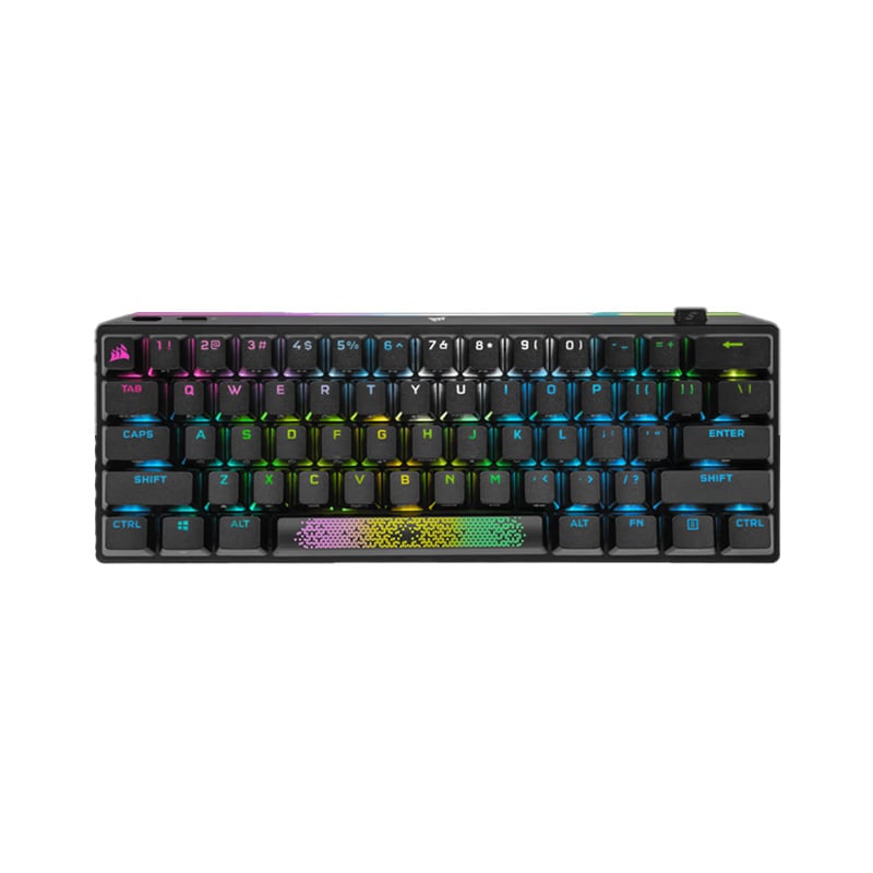 TECLADO CORSAIR GAMING K70 PRO MINI 60% RGB WIRELESS CHERRY MX RED SWITCHES
