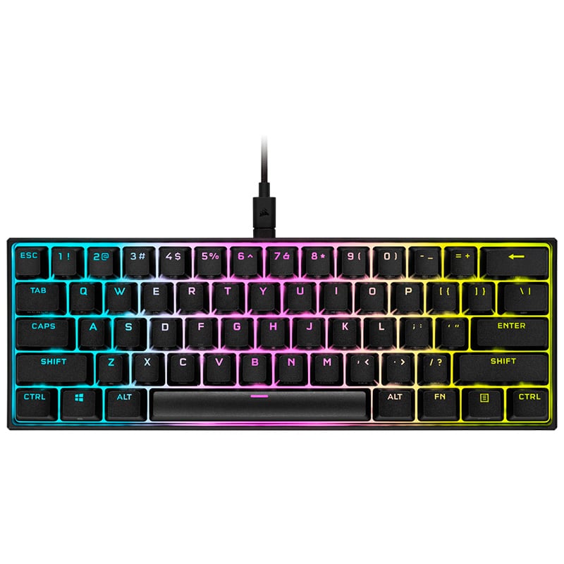 TECLADO MECANICO 60% CORSAIR K65 MINI RGB CHERRY MX SPEED SWITCHES - ENGLISH