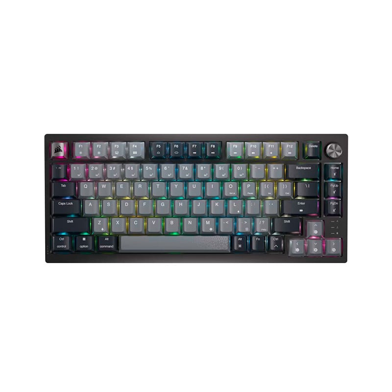 TECLADO MECANICO 75% CORSAIR K65 PLUS WIRELESS RGB RED LINEAL SWITCHES - ENGLISH