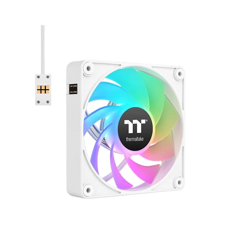 FAN COOLER 120MM THERMALTAKE CT120 EX REVERSE ARGB SYNC WHITE (PACK X3)
