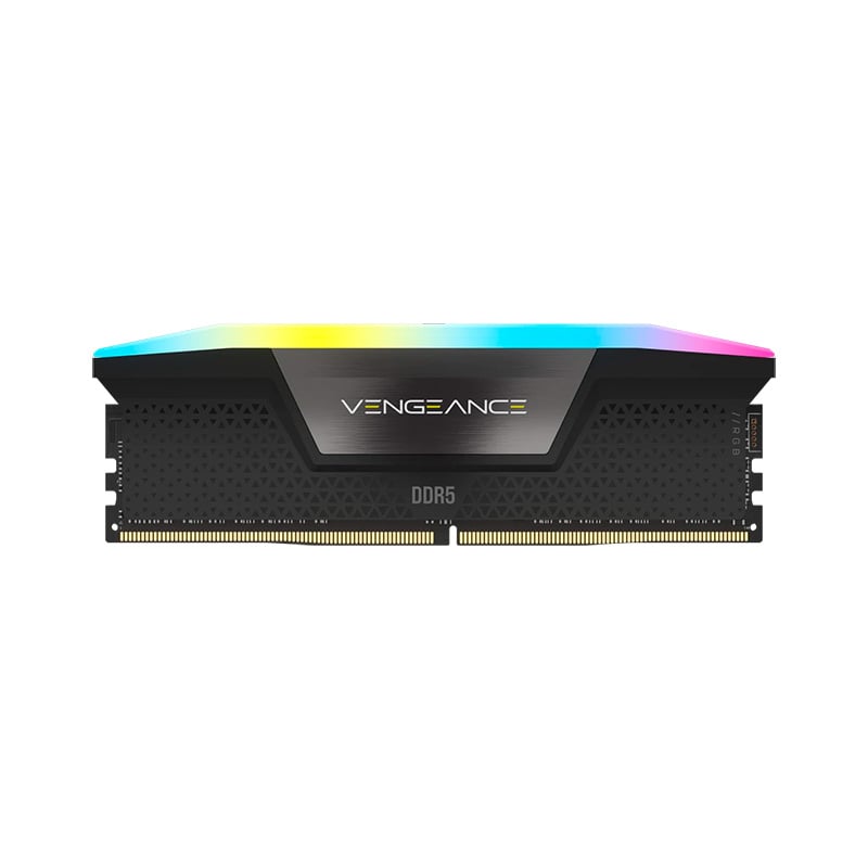 MEMORIA RAM CORSAIR VENGEANCE RGB BLACK 16GB 5600 MHZ DDR5
