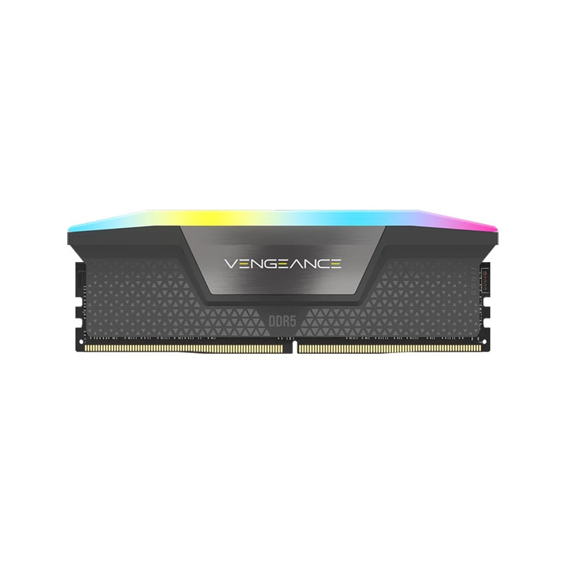 MEMORIA RAM CORSAIR VENGEANCE RGB 16GB 5600 MHZ DDR5 GREY CL40 - AMD EXPO - INTEL XMP
