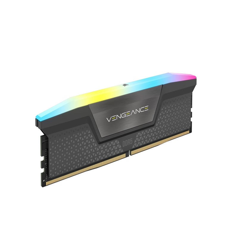 MEMORIA RAM CORSAIR VENGEANCE RGB 16GB 6000 MHZ DDR5 GREY CL36 - AMD EXPO - INTEL XMP