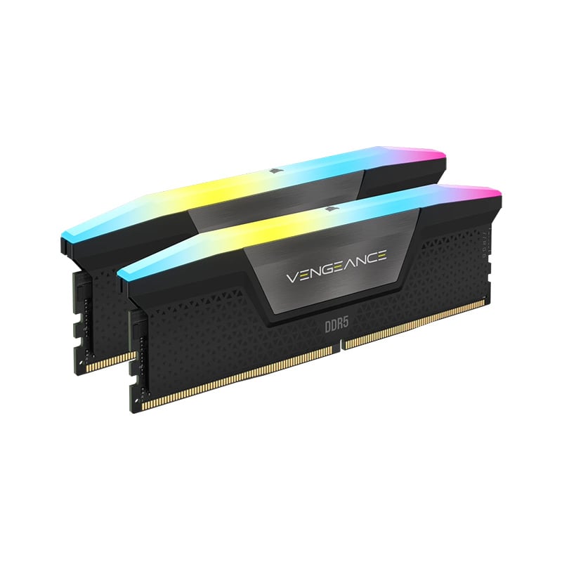 MEMORIA RAM CORSAIR VENGEANCE RGB 64GB (2X32GB) 6000 MHZ DDR5 CL38 - INTEL XMP