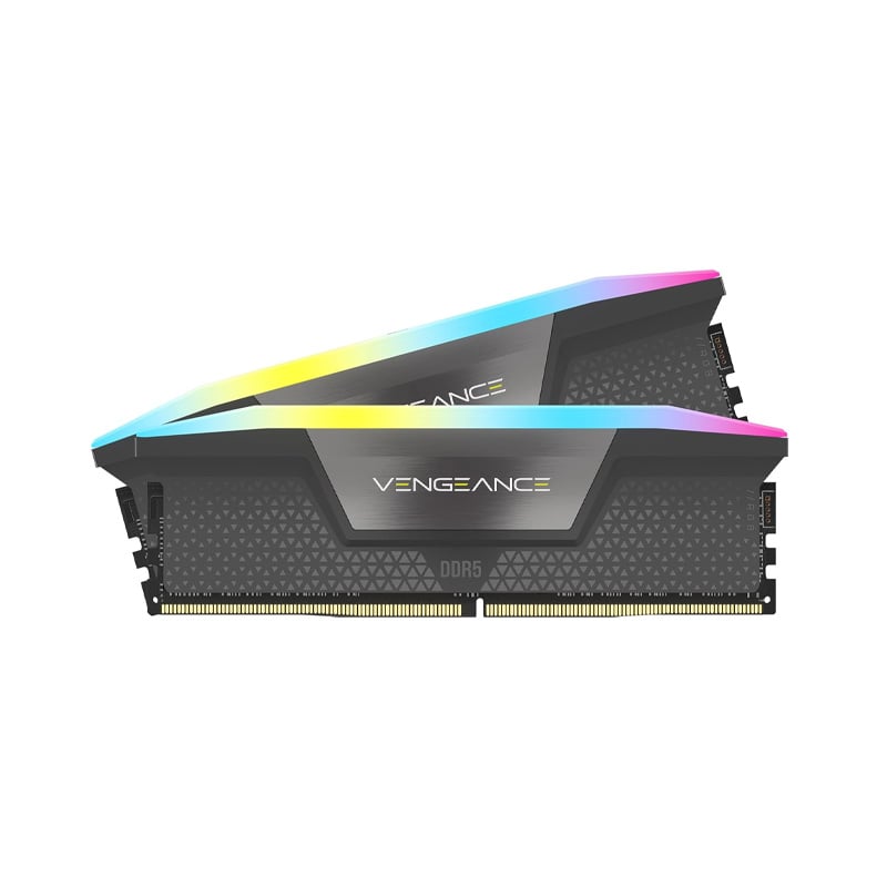 MEMORIA RAM CORSAIR VENGEANCE RGB 64GB (2X32GB) 6000 MHZ DDR5 CL30 -AMD EXPO & INTEL XMP