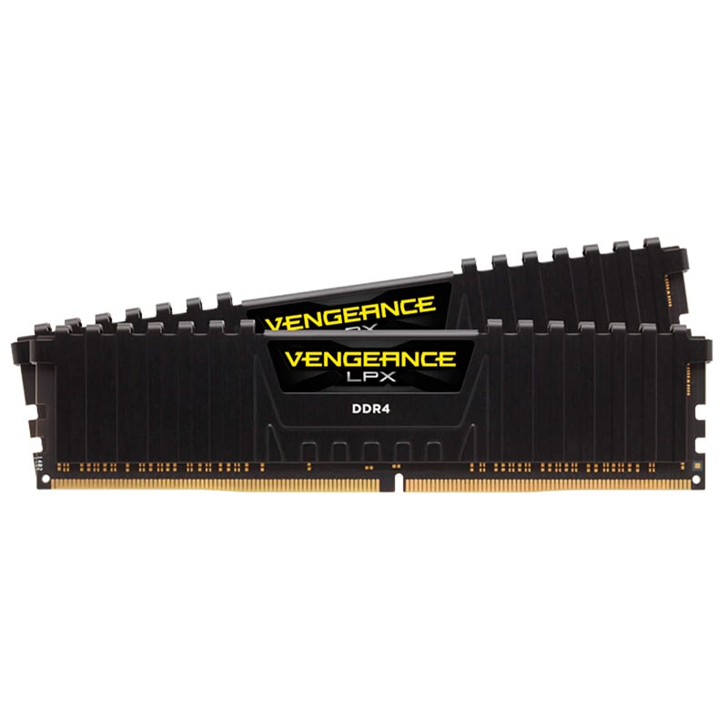 MEMORIA RAM CORSAIR VENGEANCE LPX BLACK 32GB (2X16GB) 3200 MHZ DDR4