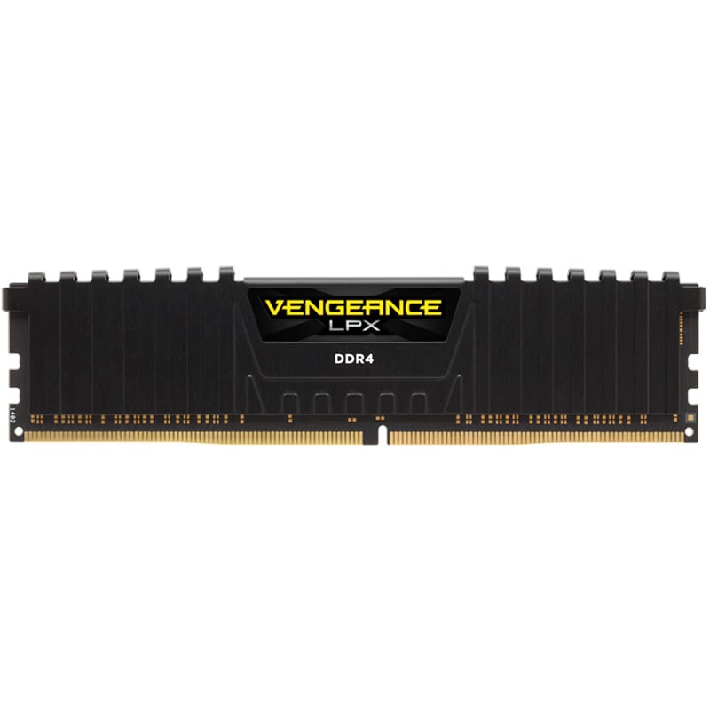 MEMORIA RAM CORSAIR VENGEANCE LPX BLACK 8GB 3200 MHZ DDR4