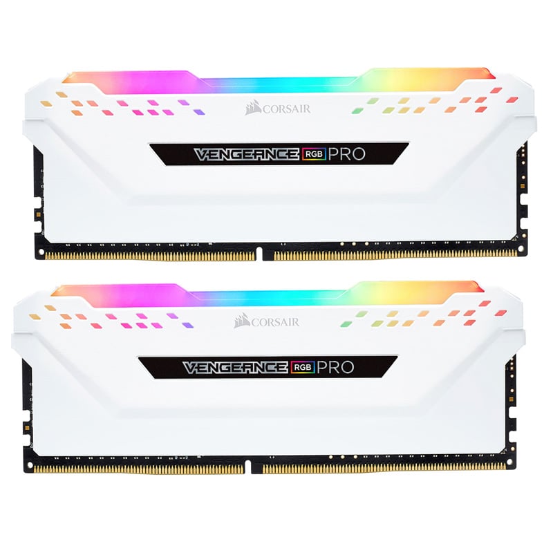 MEMORIA RAM CORSAIR VENGEANCE RGB PRO WHITE 16GB (2X8GB) 3000 MHZ DDR4
