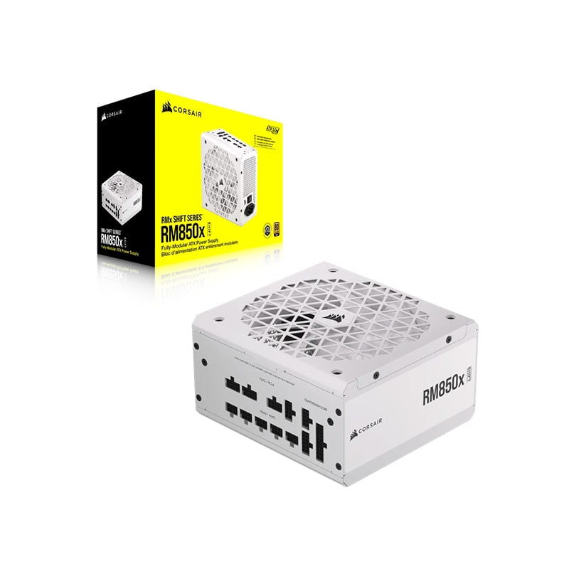 FUENTE 850W CORSAIR RM850X SHIFT 80 PLUS GOLD MODULAR WHITE