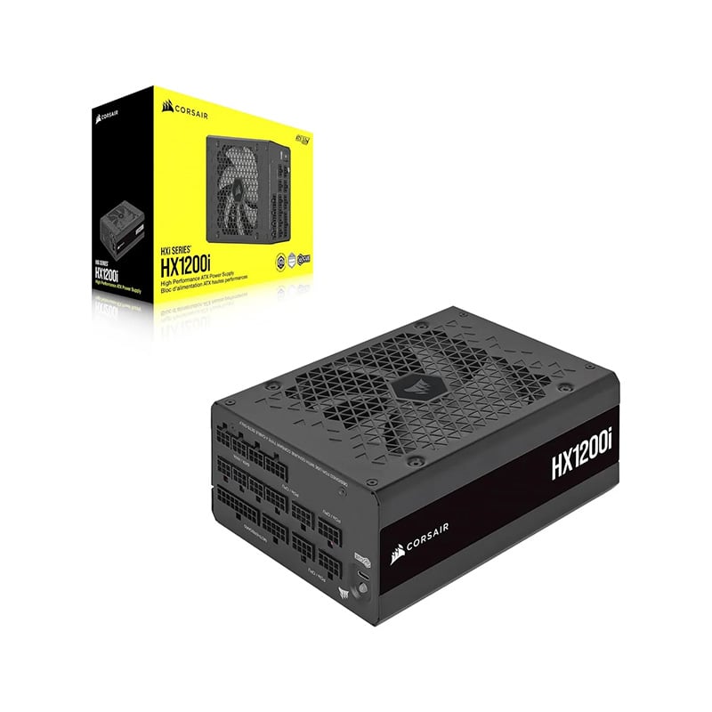 FUENTE 1200W CORSAIR HX1200 80 PLUS PLATINUM MODULAR - NO INCLUYE CABLE POWER