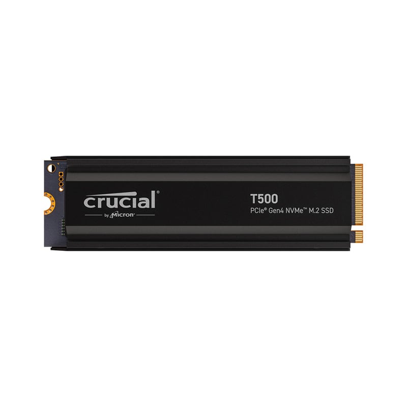 DISCO SOLIDO SSD 1TB CRUCIAL T500 NVME PCIE X4 4.0 - C/ DISIPADOR