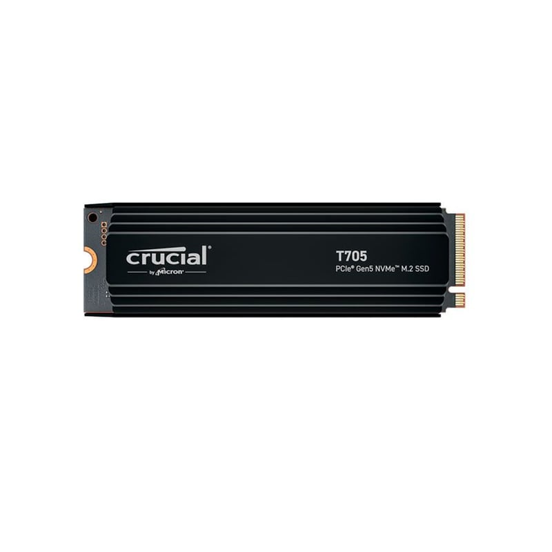 DISCO SOLIDO SSD 1TB CRUCIAL T705 NVME PCIE X4 5.0 - CON DISIPADOR