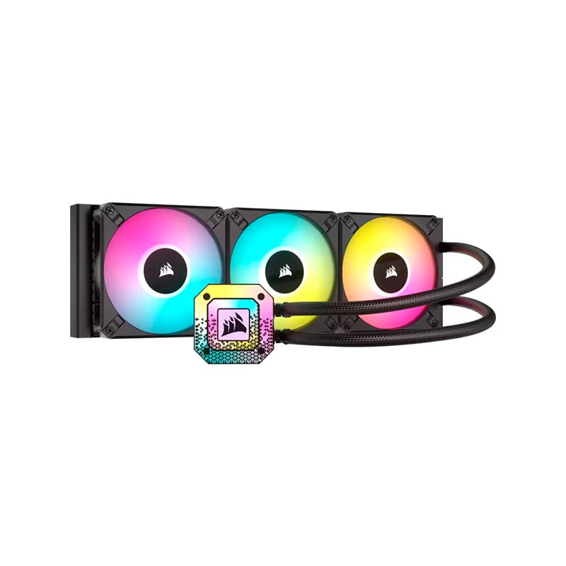CPU WATER COOLER 360MM CORSAIR ICUE H150I ELITE CAPELLIX XT BLACK RGB