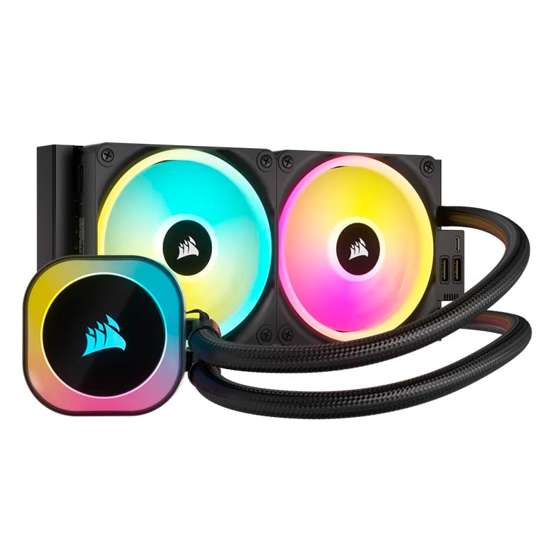 CPU WATER COOLER CORSAIR ICUE LINK H100I RGB AIO 240MM