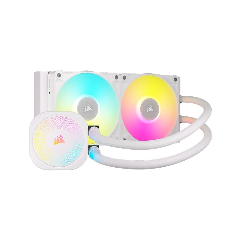 CPU WATER COOLER CORSAIR ICUE LINK TITAN RX RGB AIO 240MM WHITE