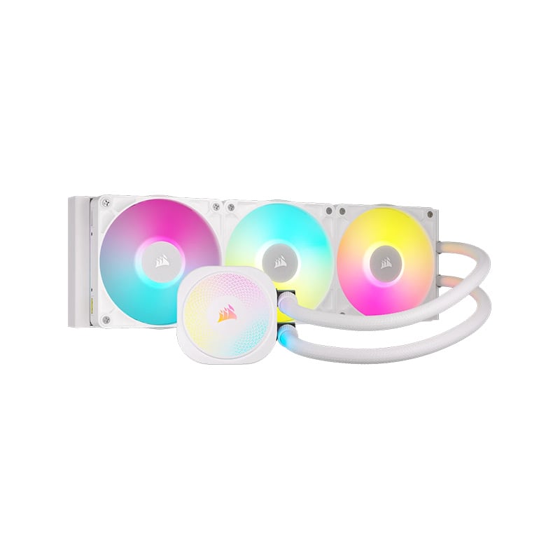 CPU WATER COOLER CORSAIR ICUE LINK TITAN RX RGB AIO 360MM WHITE