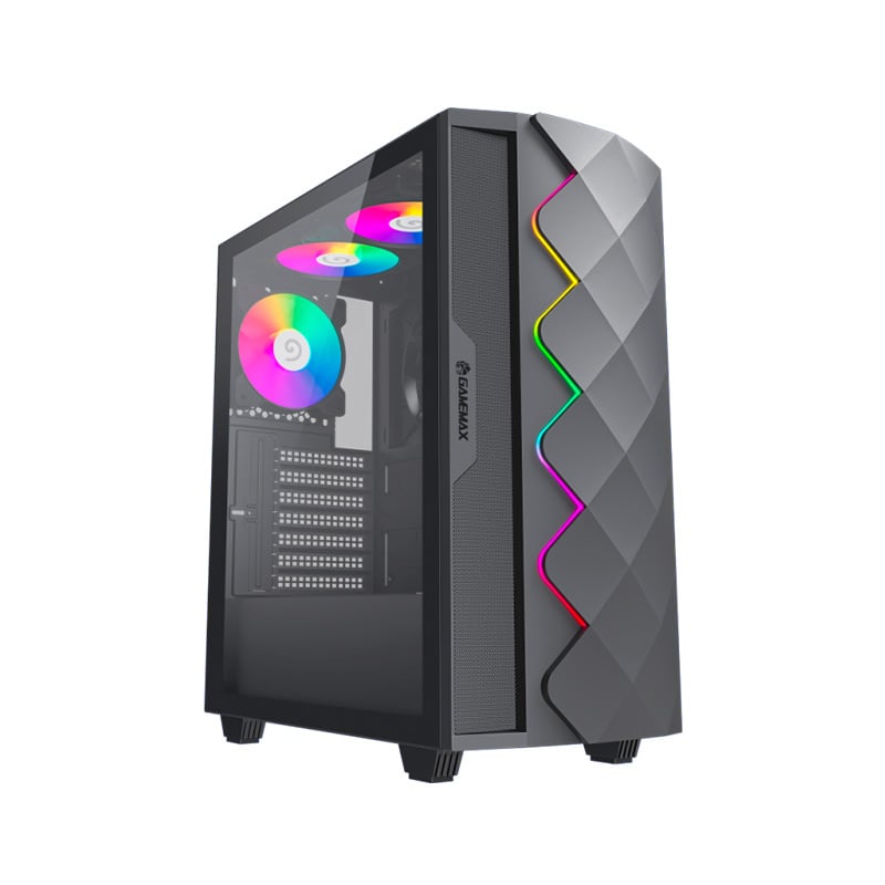 GABINETE GAMEMAX DIAMOND CP FAN X4 ARGB ATX