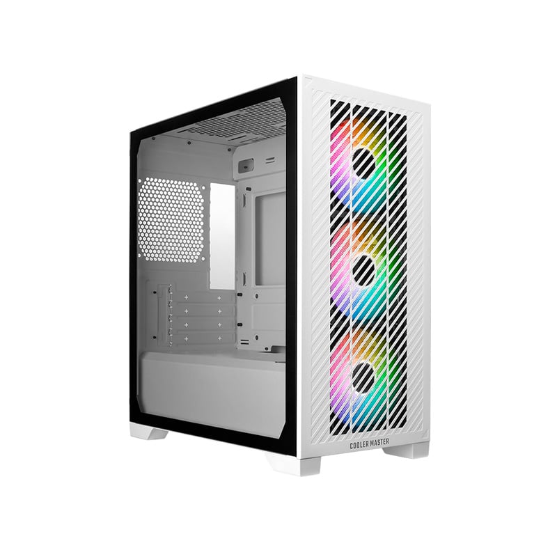 GABINETE COOLER MASTER ELIT 301 WHITE ARGB