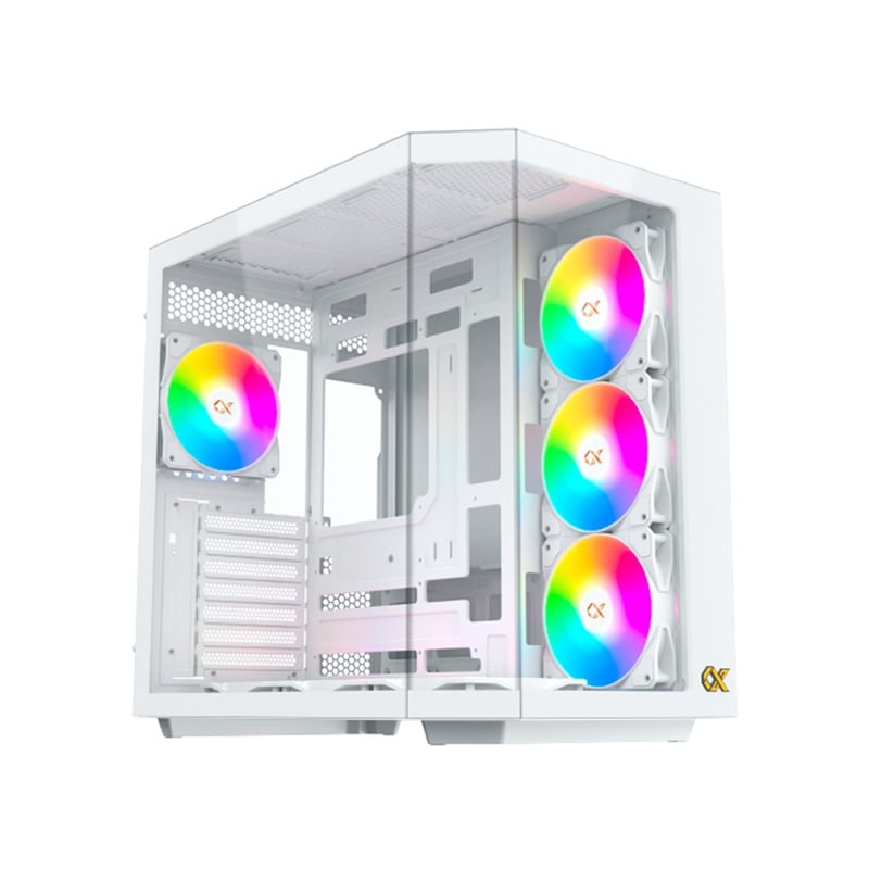 GABINETE XIGMATEK CUBI II ARCTIC 7 FAN EDITION - ARGB