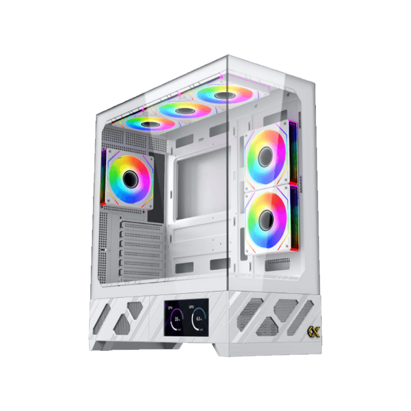 GABINETE XIGMATEK ALPHARD PRO ARCTIC -FAN COOLER X6 ARGB - WHITE