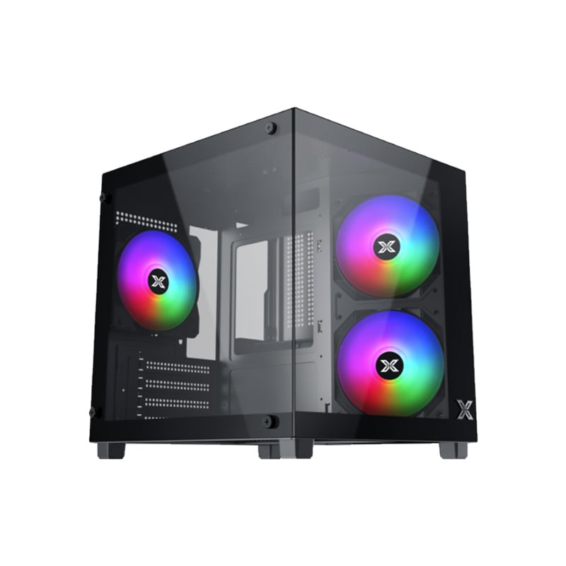 GABINETE XIGMATEK AQUA M NANO II FAN COOLER X7 - FRGB - BLACK