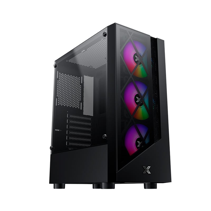GABINETE XIGMATEK DUKE 3 FAN EDITION - FIXED RGB (RAINBOW)