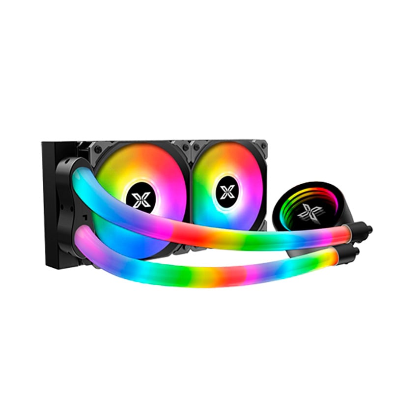 OUTLET - CPU WATER COOLER 240MM XIGMATEK NEON AQUA ARGB