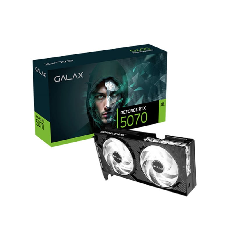 PLACA DE VIDEO GALAX NVIDIA GEFORCE RTX 5070 12GB GDDR7 1-CLICK OC - BLACK