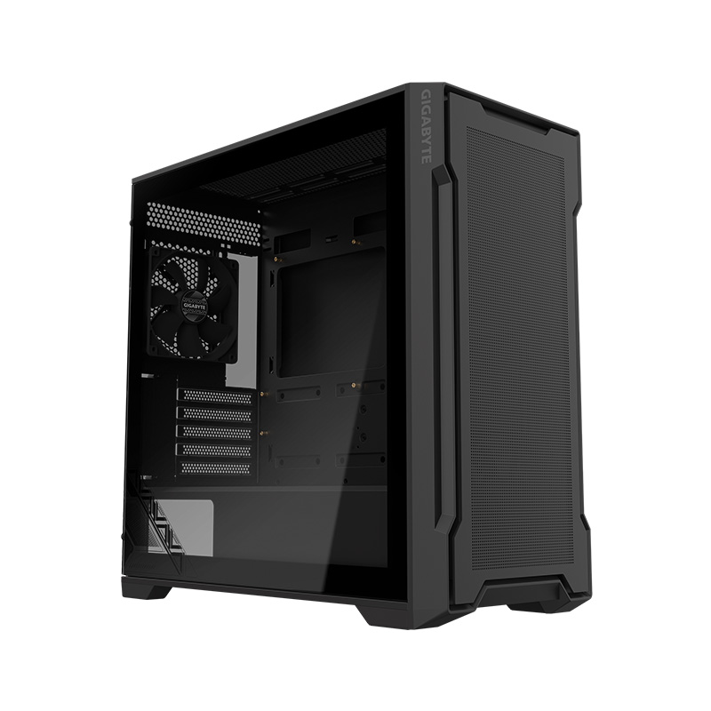GABINETE GIGABYTE C102 BLACK TEMPERED GLASS FAN X2