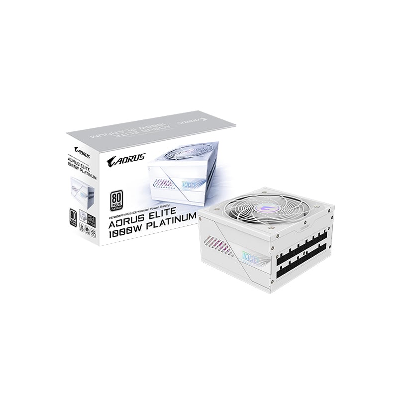 FUENTE 1000W GIGABYTE AORUS ELITE P1000W ICE 80 PLUS PLATINUM MODULAR