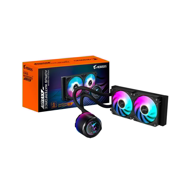 CPU WATER COOLER 240MM GIGABYTE AORUS WATERFORCE X II 240 ARGB