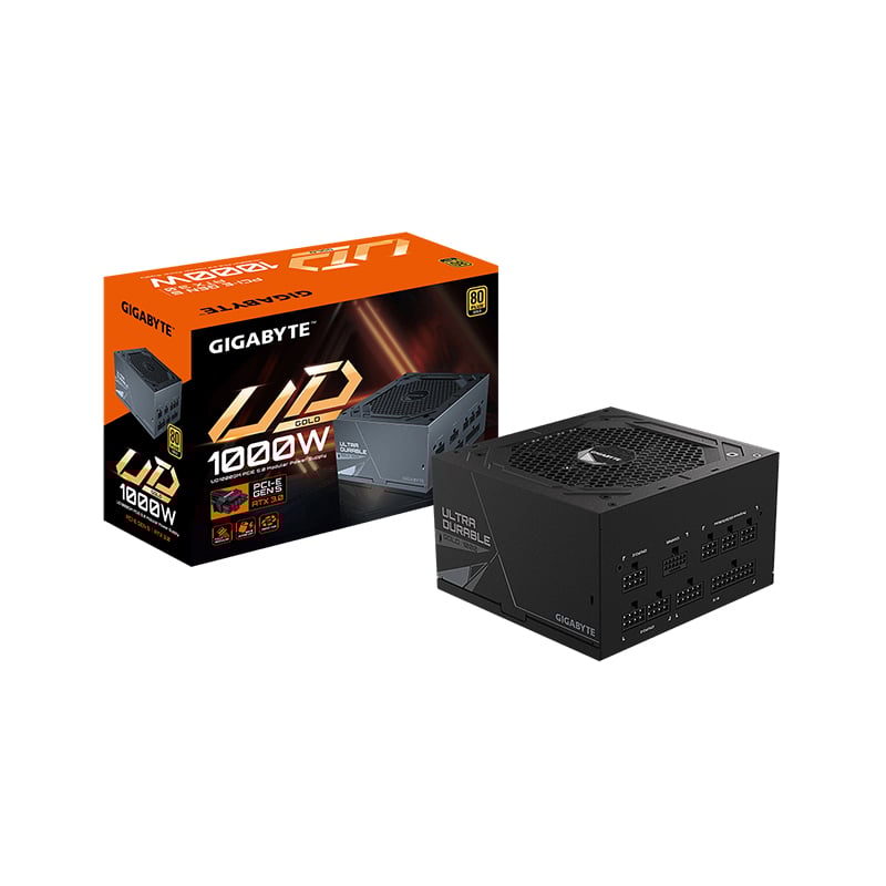 FUENTE 1000W GIGABYTE UD1000GM PG5 V2 80 PLUS GOLD MODULAR BLACK