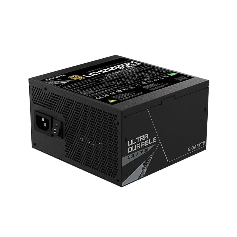FUENTE 1000W GIGABYTE UD1000GM PG5 80 PLUS GOLD MODULAR BLACK