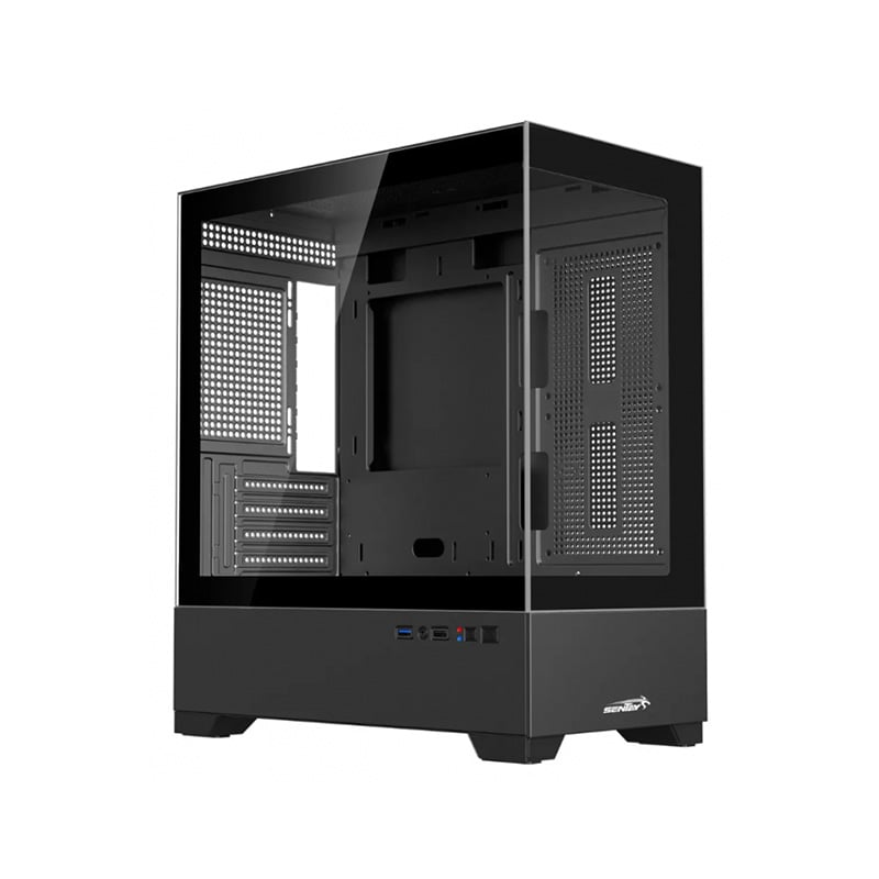 GABINETE SENTEY GS-6130-SF H30 BLACK - SIN COOLER FAN