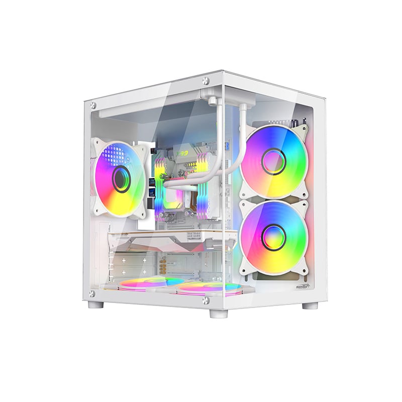 GABINETE SENTEY GS-7950 A8 WHITE FAN X5 ARGB