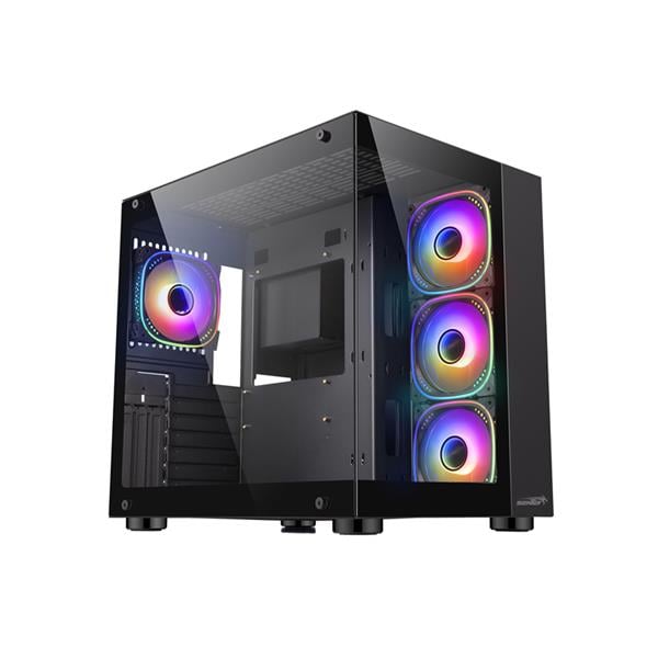 Gabinete Sentey Gs-8100 A30 Black Fan X4 Argb