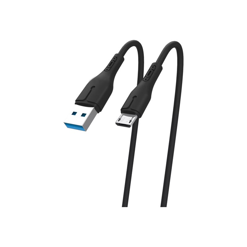 CABLE GTC USB A MICRO USB NEGRO 1 MTS